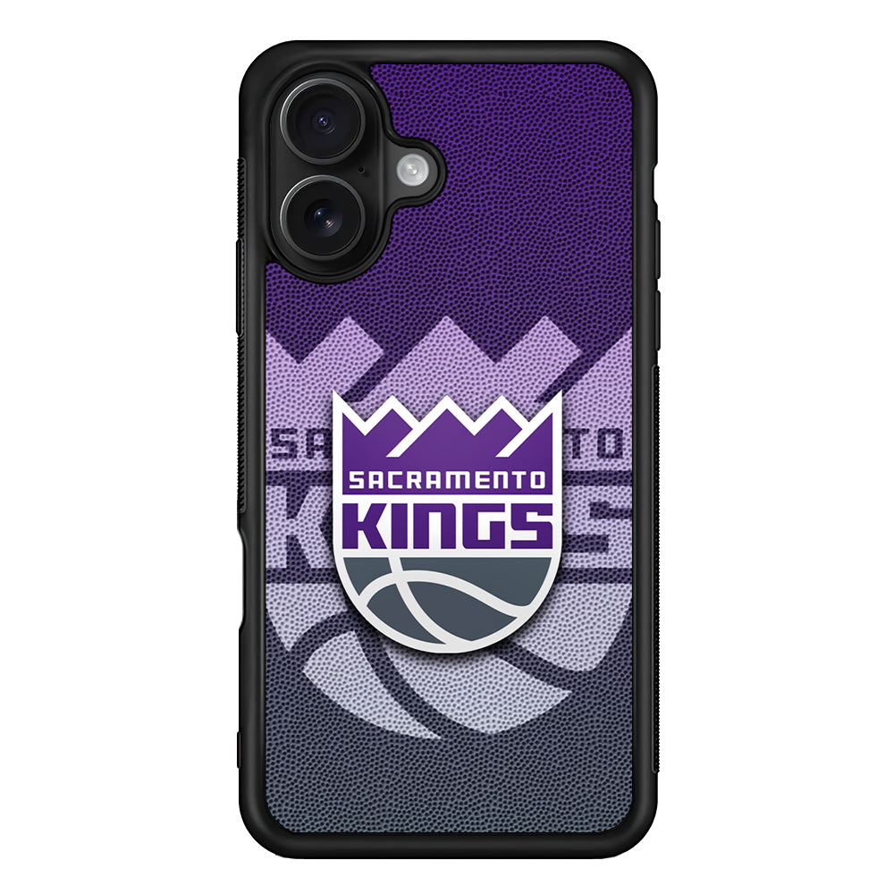 Sacramento Kings Pattern iPhone 16 Case - Oxvistore