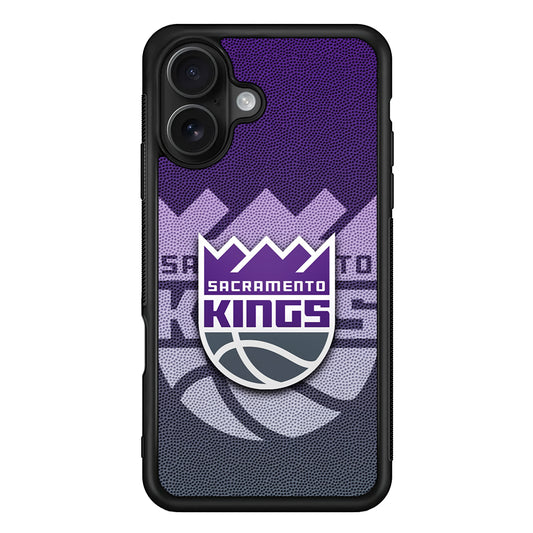 Sacramento Kings Pattern iPhone 16 Case - Oxvistore