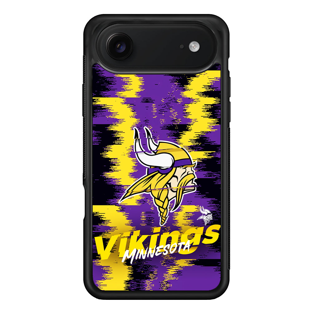 Minnesota Vikings Abstract Color iPhone 17 Air Case | Protective Case for iPhone 17 Air
