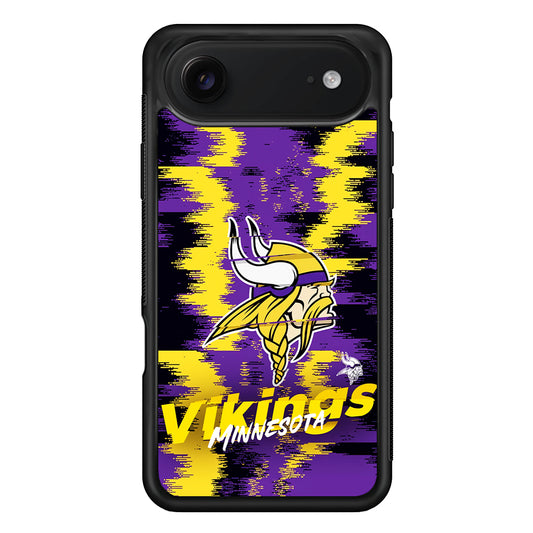 Minnesota Vikings Abstract Color iPhone 17 Air Case | Protective Case for iPhone 17 Air