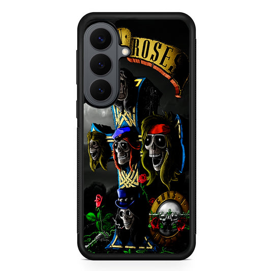 Guns and Roses Music Rock Samsung Galaxy S26 Plus Case | Slim Rubber Case for Samsung Galaxy S26 Plus