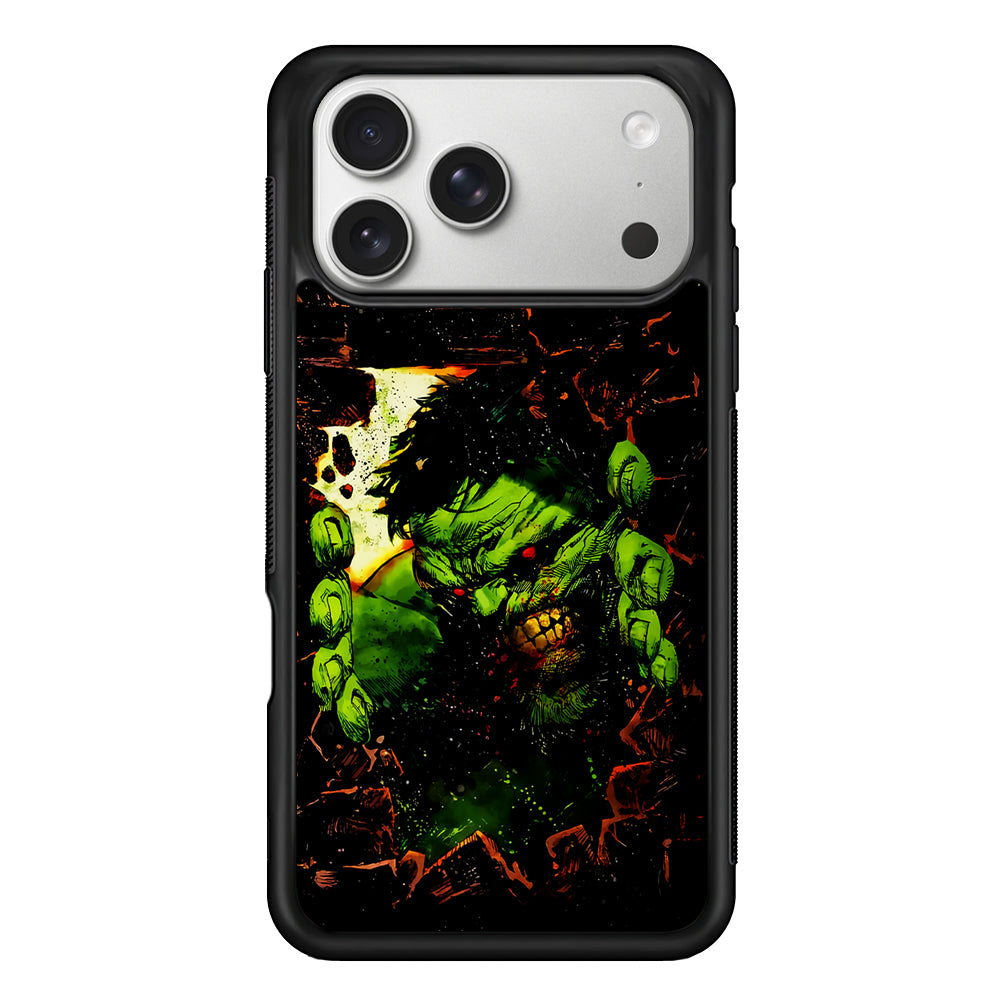 Angry Hulk Scary Face iPhone 17 Pro Case | Slim Rubber Case for iPhone 17 Pro