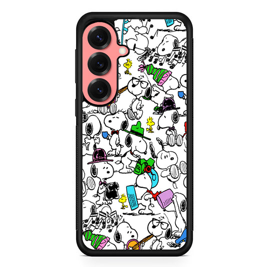 Snoopy and All His Activities Samsung Galaxy S25 Case | Protective Case for Samsung Galaxy S25