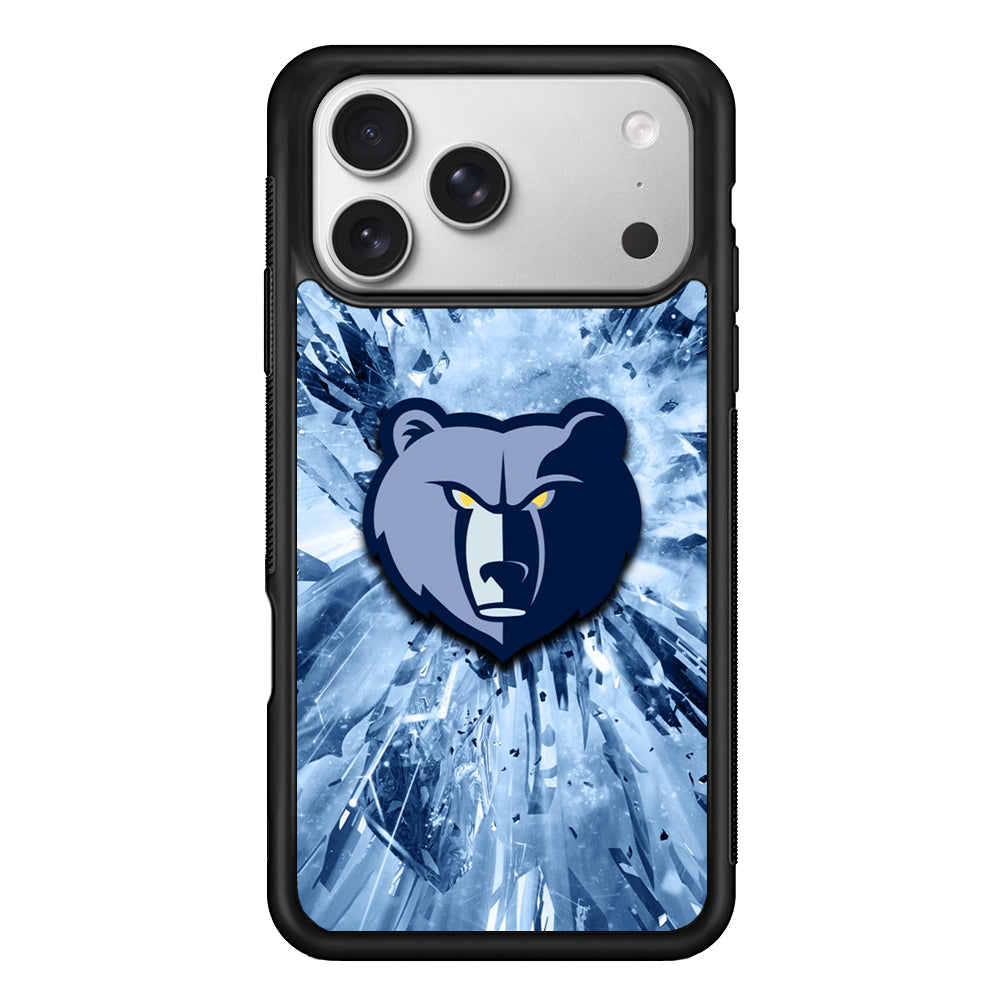 Memphis Grizzlies Crystal iPhone 17 Pro Case | Slim Rubber Case for iPhone 17 Pro