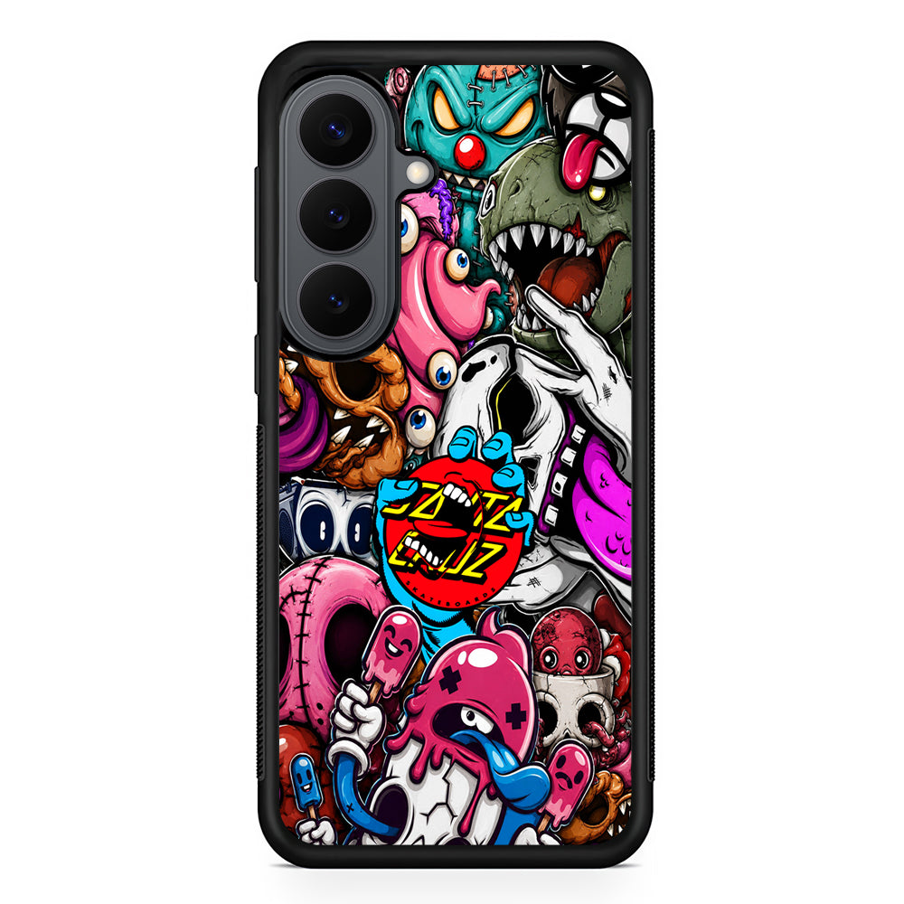 Santa Cruz Skateboard Nightmare Samsung Galaxy S26 Plus Case | Slim Rubber Case for Samsung Galaxy S26 Plus