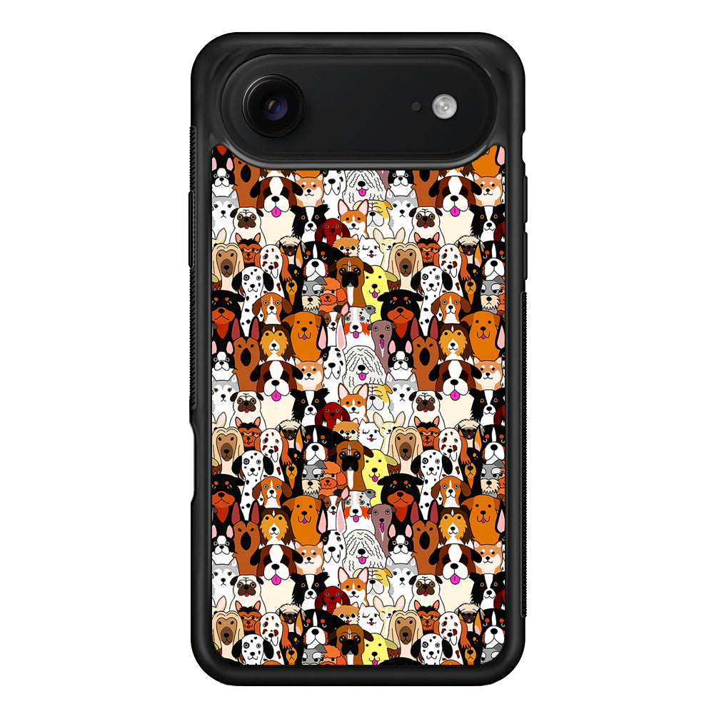 Doodle Dogs Colorful Pattern iPhone 17 Air Case | Protective Case for iPhone 17 Air