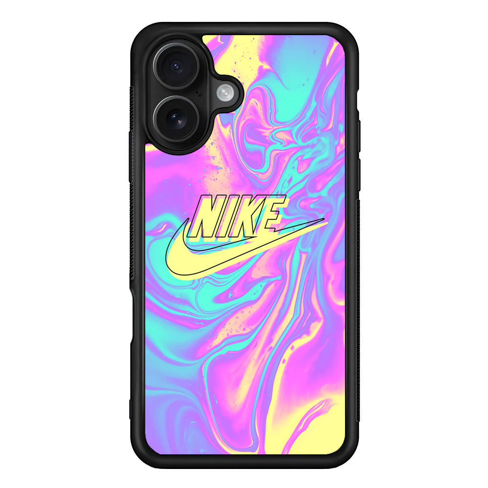 Nike Marble Liquid iPhone 16 Case - Oxvistore