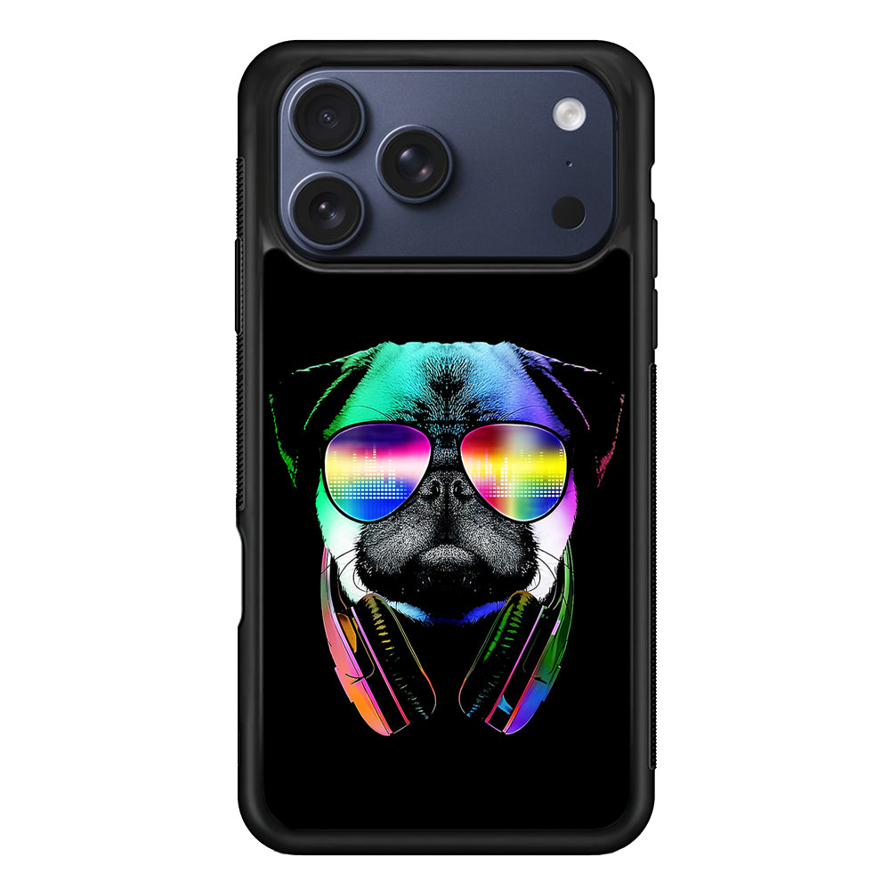 Music Love Pug DJ iPhone 17 Pro Max Case | Slim Protective Cover for iPhone 17 Pro Max