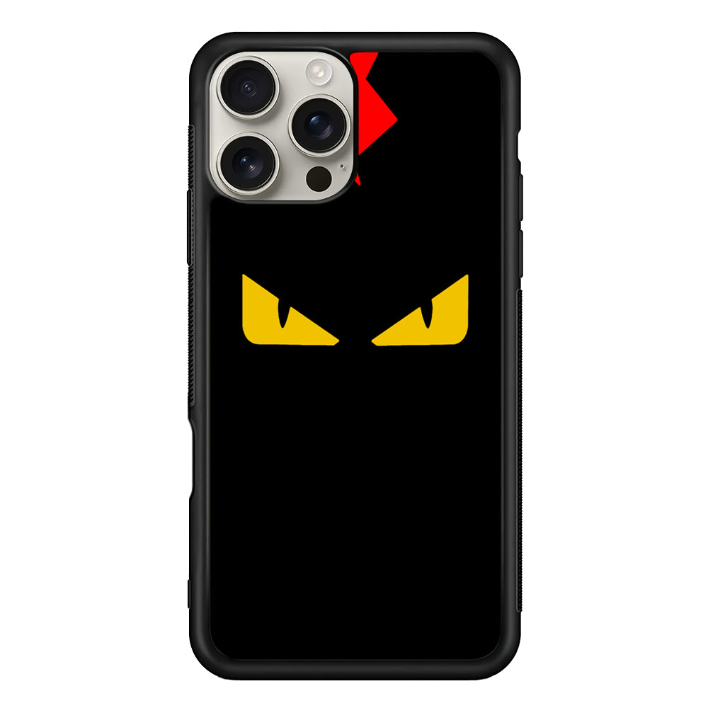 Fendi Monster Eyes iPhone 16 Pro Max Case | Slim Rubber Case for iPhone 16 Pro Max