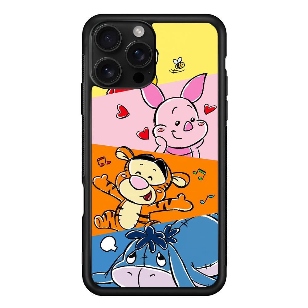 Winnie The Pooh Baby Character iPhone 16 Pro Case | Durable Protective Case for iPhone 16 Pro