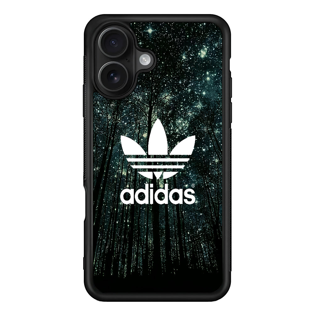 Adidas Logo Night Forest iPhone 16 Case - Oxvistore