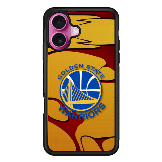 Golden State Warriors Pattern iPhone 17 Case | Slim Protective Rubber Phone Cover
