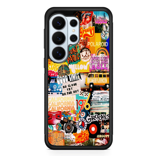 Retro Aesthetic 70s Collage Samsung Galaxy S26 Ultra Case | Protective Phone Cover