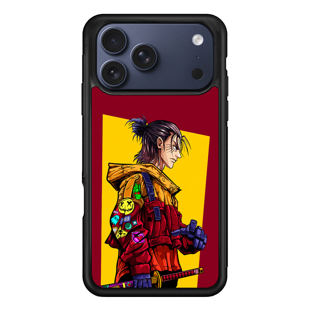 Eren Yeager Hype Samurai iPhone 17 Pro Max Case | Slim Protective Cover for iPhone 17 Pro Max