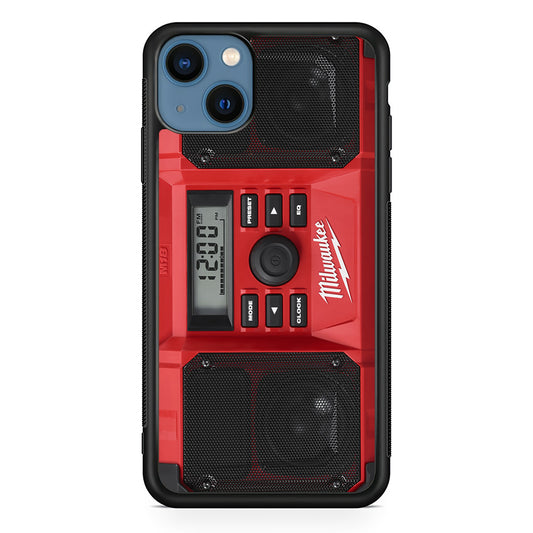Milwaukee Tool Radio iPhone 13 Case | Slim Rubber Case for iPhone 13