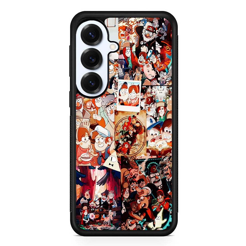 Gravity Falls Aesthetic Collage Samsung Galaxy S25 Plus Case | Slim Rubber Cover for Samsung Galaxy S25 Plus
