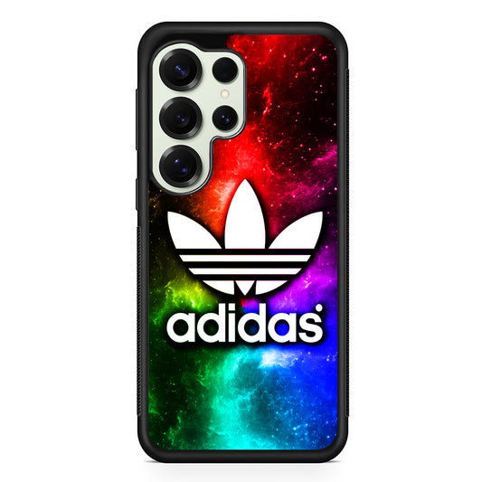Adidas Logo Colours in Space Samsung Galaxy S25 Ultra Case | Durable Rubber Case for Samsung Galaxy S25 Ultra