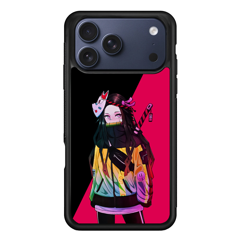 Nezuko Hypebeast Demon Slayer iPhone 17 Pro Max Case | Slim Protective Cover for iPhone 17 Pro Max