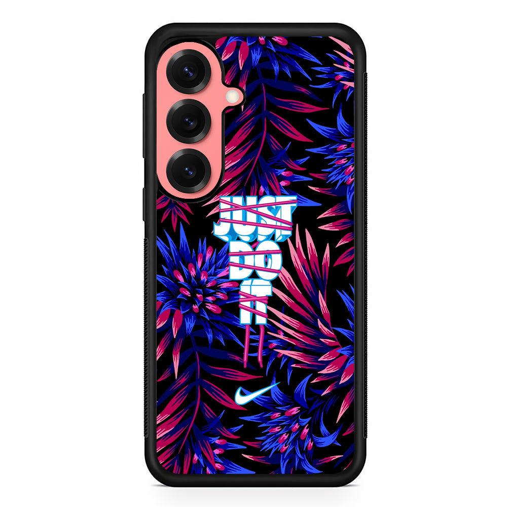 Nike Neon Glow Watchword Samsung Galaxy S25 Case | Slim Protective Cover for Samsung Galaxy S25