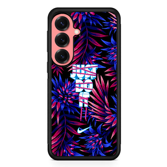 Nike Neon Glow Watchword Samsung Galaxy S25 Case | Slim Protective Cover for Samsung Galaxy S25