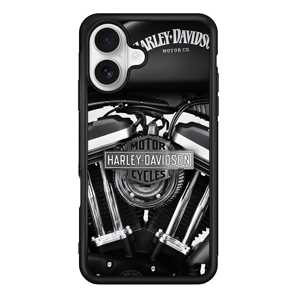 Harley Davidson Muscular Torsion iPhone 16 Plus Case – Slim Fit Protective Phone Case