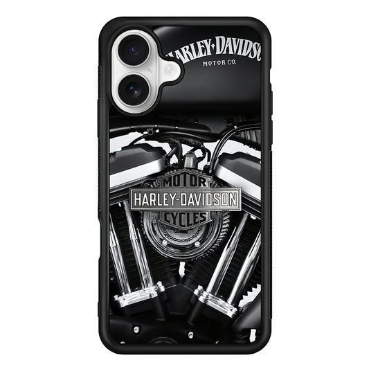 Harley Davidson Muscular Torsion iPhone 16 Plus Case – Slim Fit Protective Phone Case