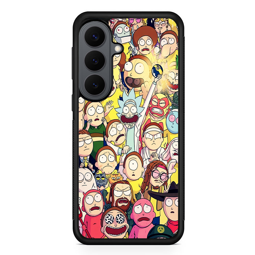 Rick and Morty Aesthetic Cartoon Samsung Galaxy S26 Plus Case | Slim Rubber Case for Samsung Galaxy S26 Plus