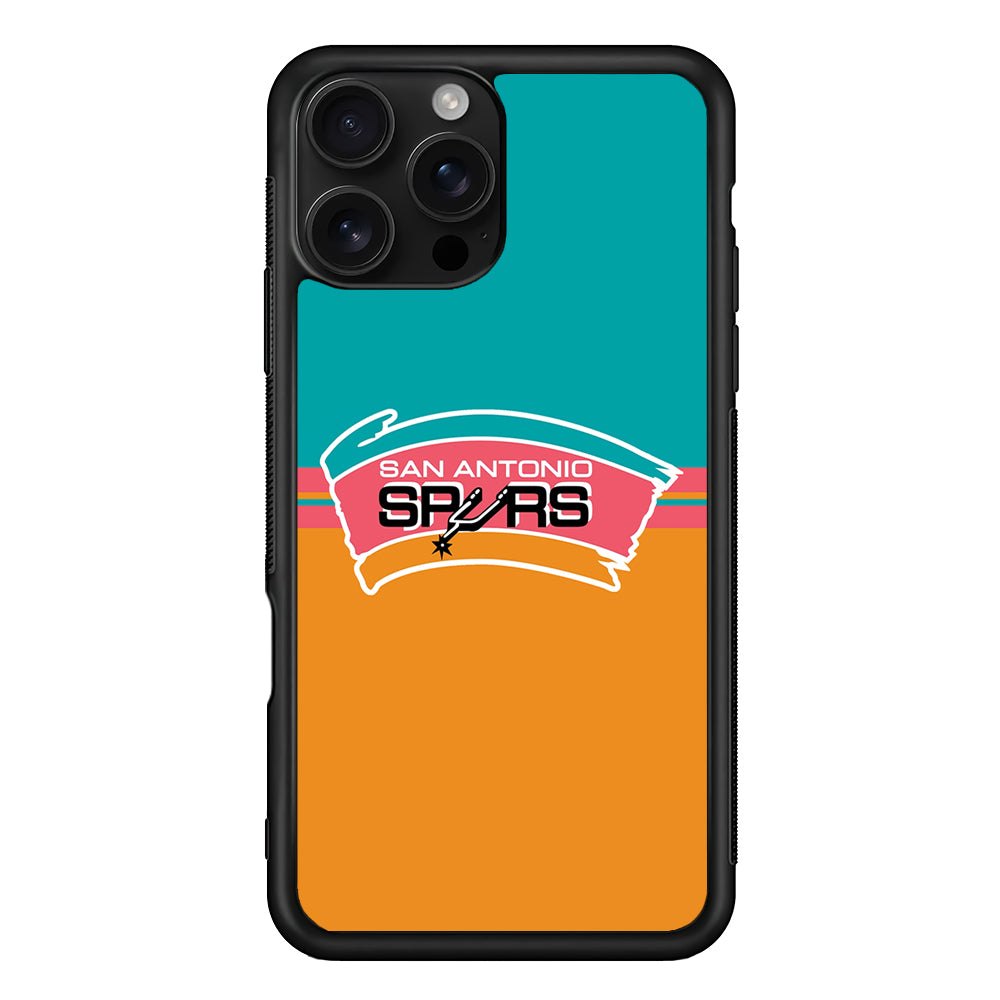 San Antonio Spurs Logo iPhone 16 Pro Case | Durable Protective Case for iPhone 16 Pro