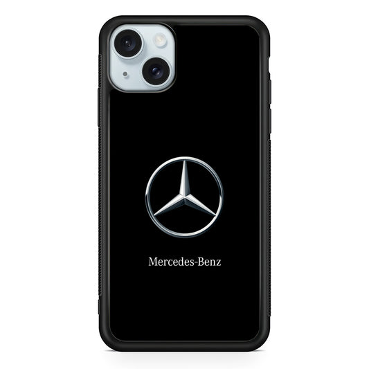 Mercedes-Benz Metallic Silver iPhone 14 Case | Slim Rubber Case for iPhone 14