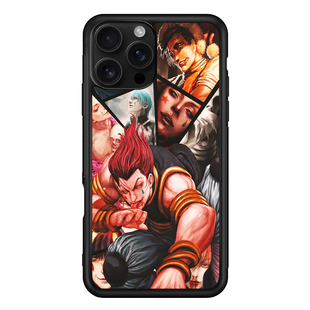 Hisoka Hunter x Hunter Psychopath Clown iPhone 16 Pro Case | Durable Protective Case for iPhone 16 Pro