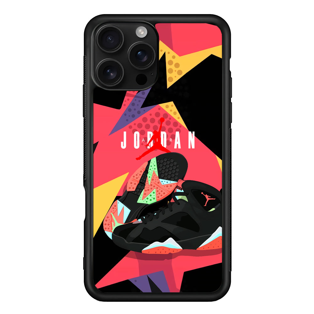 Air Jordan Milestones of Scramble iPhone 16 Pro Case - Stylish Protective Cover for iPhone 16 Pro
