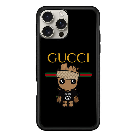 Gucci Groot Dope iPhone 16 Pro Max Case | Slim Rubber Case for iPhone 16 Pro Max