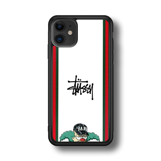 Stussy Homer Simpson iPhone 11 Case | Slim Rubber Case for iPhone 11