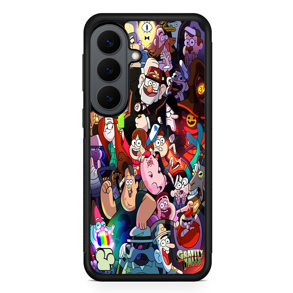 Gravity Falls All Character Samsung Galaxy S26 Plus Case | Slim Rubber Case for Samsung Galaxy S26 Plus