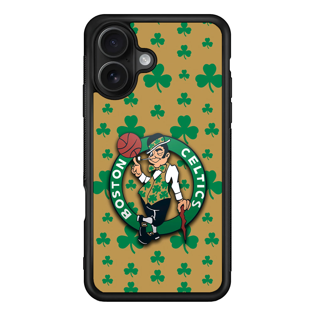 Boston Celtics Logo iPhone 16 Case - Oxvistore