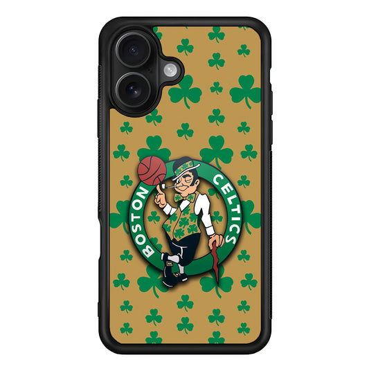 Boston Celtics Logo iPhone 16 Case - Oxvistore