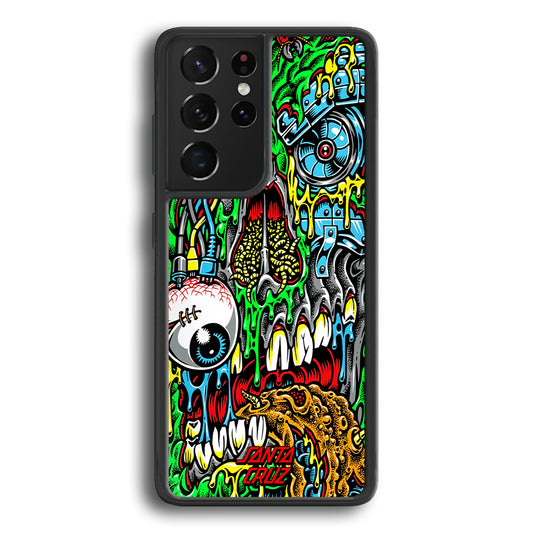 Santa Cruz Cyber Zombie Samsung Galaxy S22 Ultra Case | Slim Rubber Case for Samsung Galaxy S22 Ultra