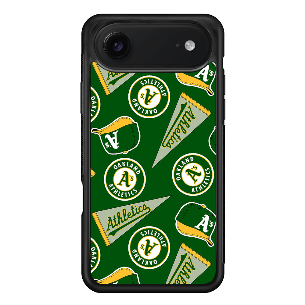 Oakland Athletics Pattern iPhone 17 Air Case | Protective Case for iPhone 17 Air