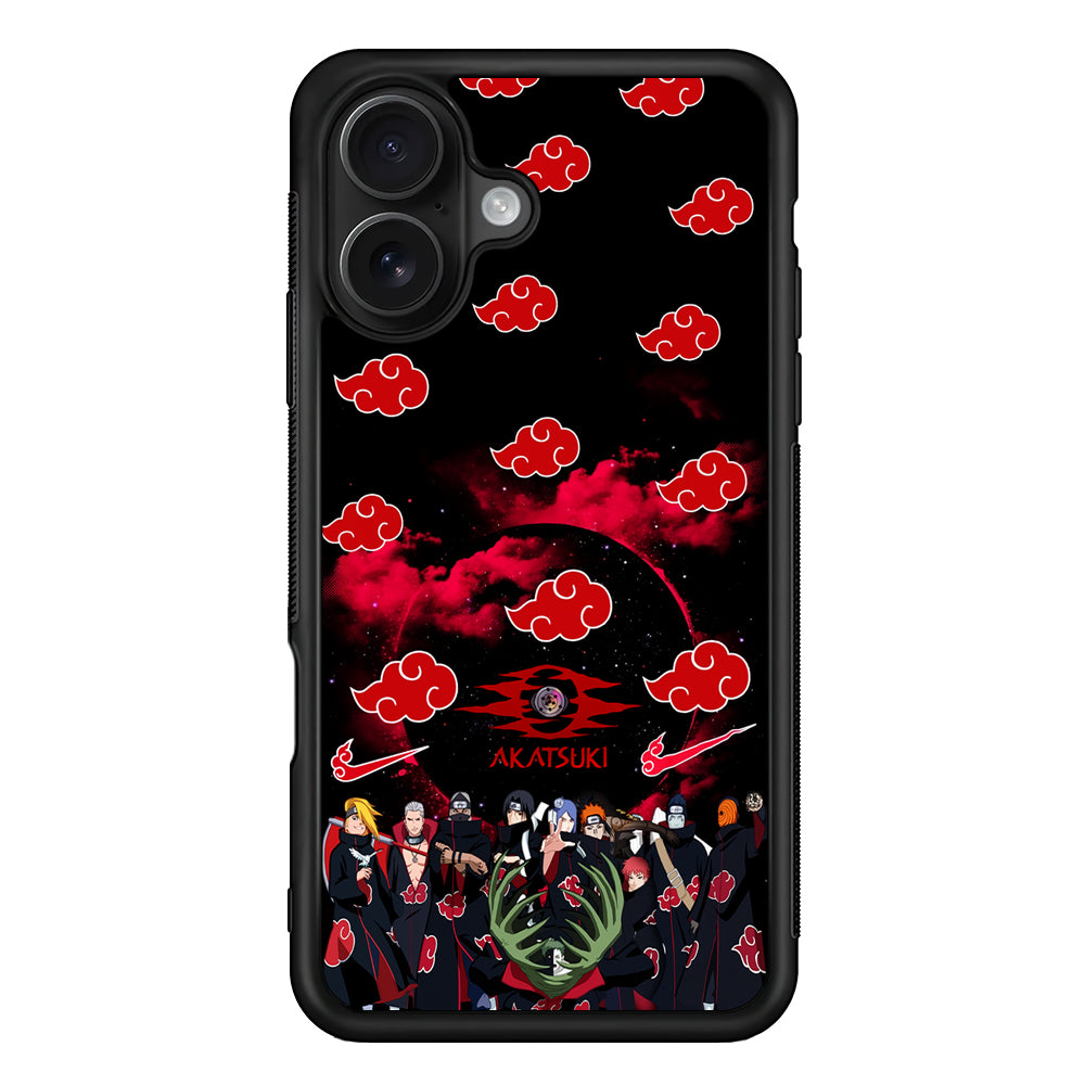 Naruto Akatsuki Troops iPhone 16 Case - Oxvistore