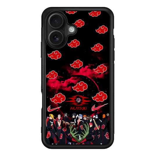 Naruto Akatsuki Troops iPhone 16 Case - Oxvistore
