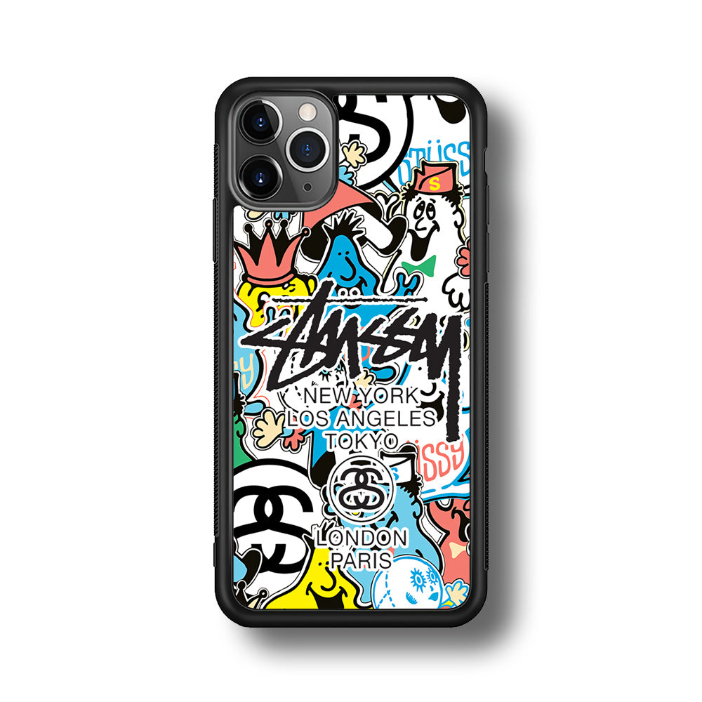 Stussy Doodle Doll iPhone 11 Pro Case | Slim Rubber Case for iPhone 11 Pro