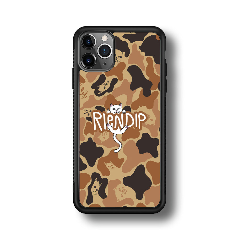 Rip N Dip Brown Camo iPhone 11 Pro Max Case | Slim Rubber Case for iPhone 11 Pro Max