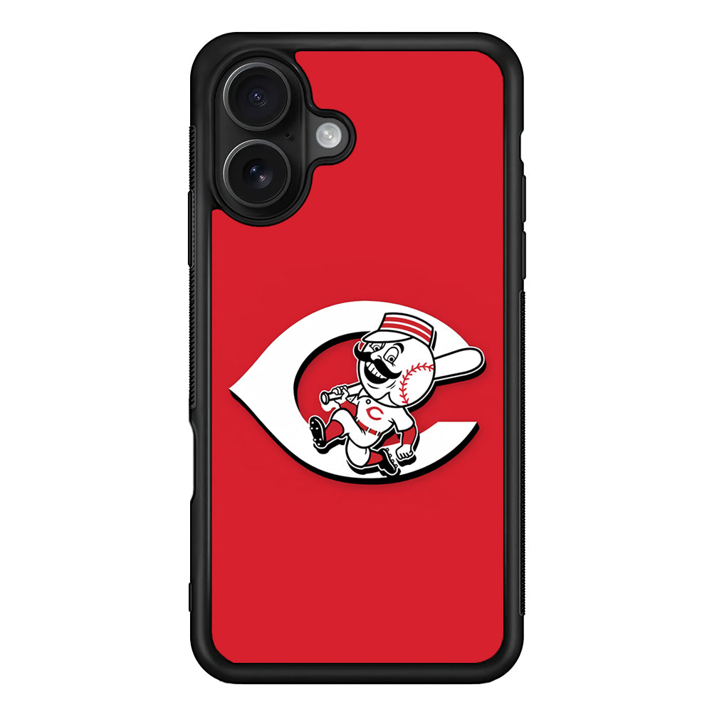 Cincinnati Reds Logo iPhone 16 Case - Oxvistore