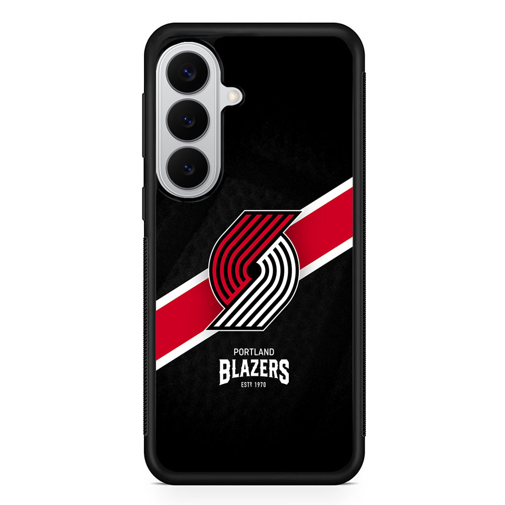 Portland Trail Blazers Logo Samsung Galaxy S26 Case | Protective Rubber Cover