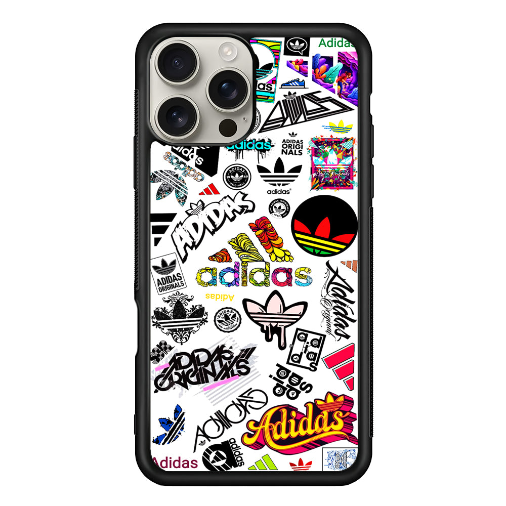 Cool Adidas Logo Collection iPhone 16 Pro Max Case | Durable Everyday Protective Cover