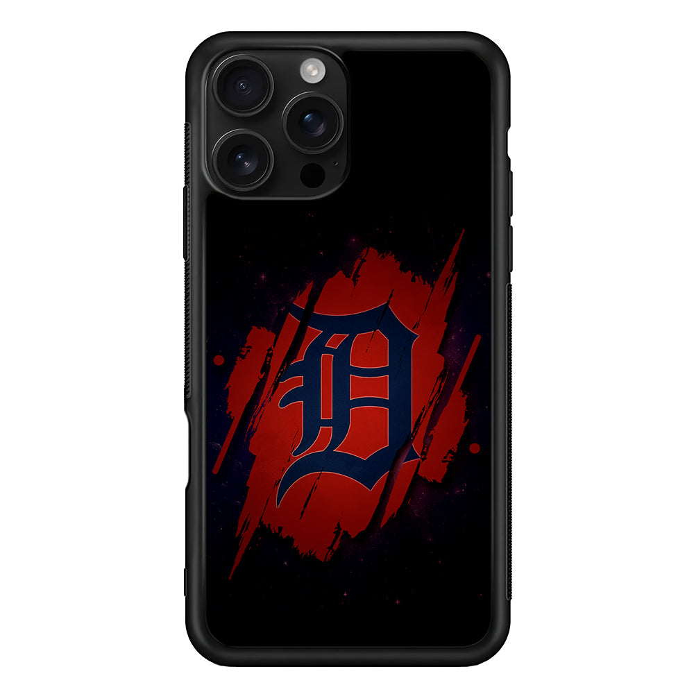 Detroit Tigers Logo iPhone 16 Pro Case | Durable Protective Case for iPhone 16 Pro