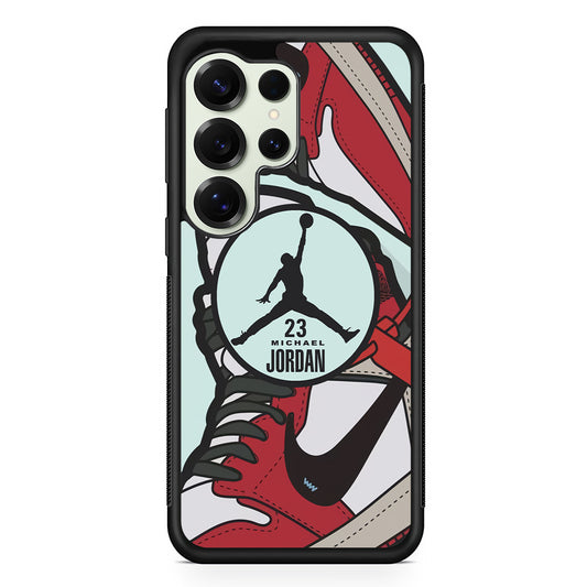 Air Jordan Circle in Collaboration Samsung Galaxy S25 Ultra Case | Durable Rubber Case for Samsung Galaxy S25 Ultra