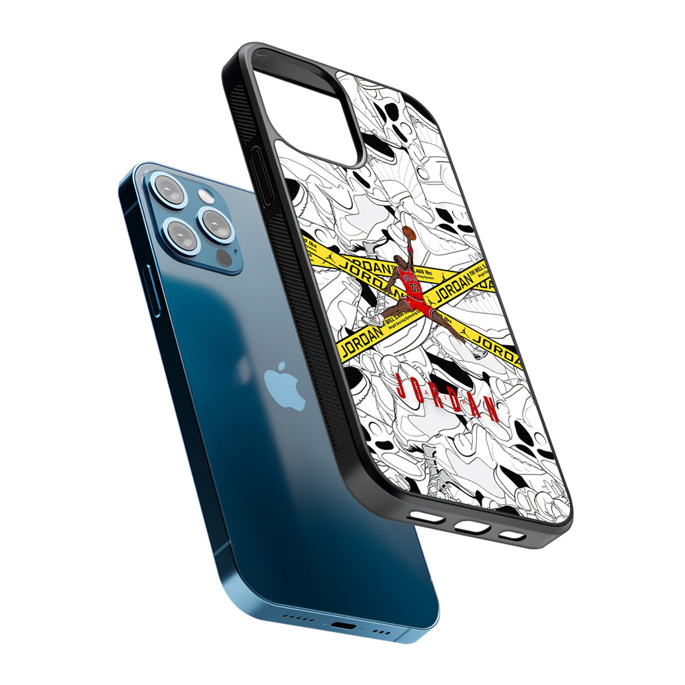 Air Jordan Jump and Fly 2D Rubber Phone Case | Slim Protective Phone Case