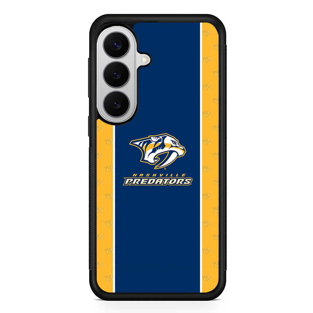 Nashville Predators Logo Samsung Galaxy S26 Case | Protective Rubber Cover
