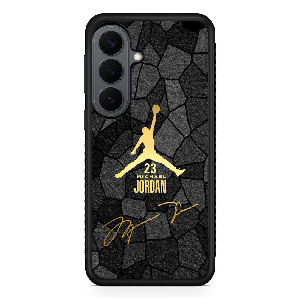 Air Jordan Golden Silhouette Samsung Galaxy S26 Plus Case | Durable Samsung Galaxy S26 Plus Cover